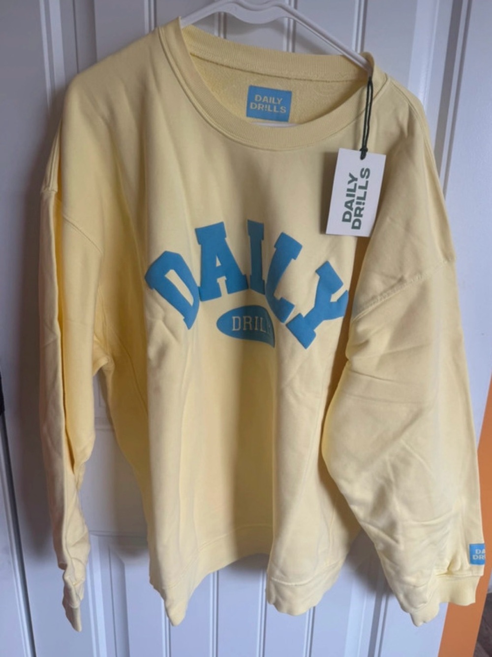 Daily Drills Oversized Crewneck NWT
